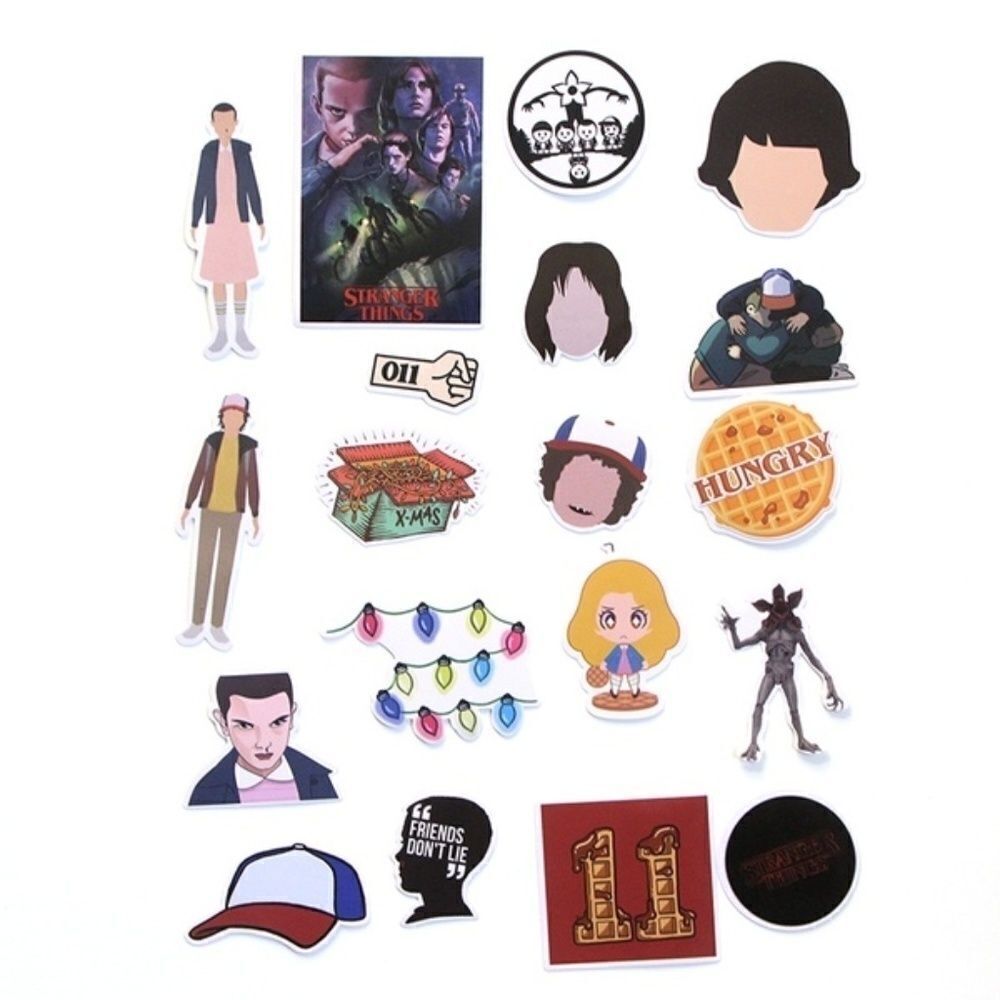 25 Stranger Things Stickers no duplicates, decal, laptop, water bottle, helmet - Picture 4 of 8